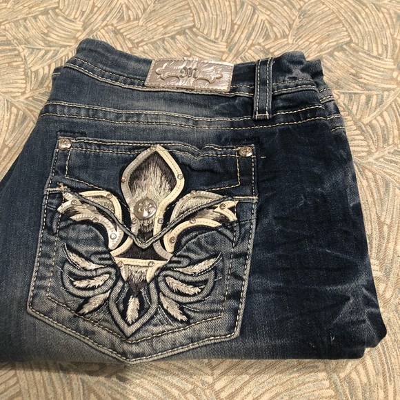 ‼️SOLD‼️ NWT Womens Miss Me Mid-Rise Easy Boot Jeans Size 36 - Picture 10 of 14